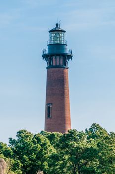 Currituck Beach Lighthouse on the Outer Banks of North Carolina