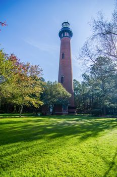 Currituck Beach Lighthouse on the Outer Banks of North Carolina