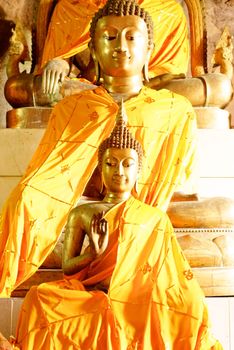 buddha images in the big cave,Lampang,Thailand