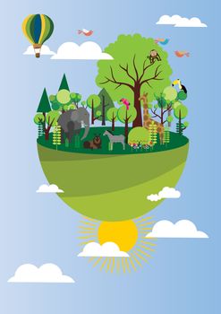 Floating island