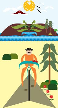 Drawing of mustaches
