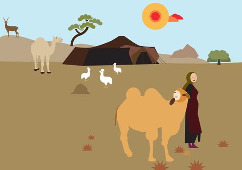 In the desert