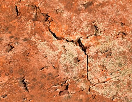 background or texture old red terracotta brick