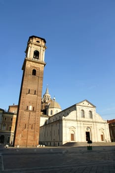 The Cathedral of Torino, Italy. The Duomo di Torino was built between 1491 and 1498.