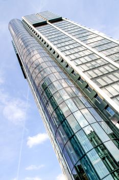 Modern architecture in Frankfurt am Main, Germany, Europe.