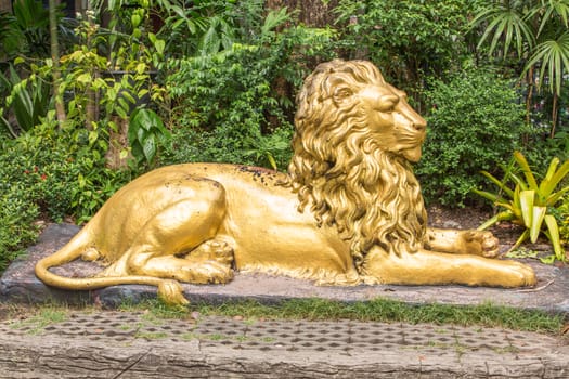 Lion statue