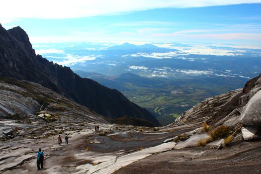 mountain climbing in kota kinabalu national park, Sabah, Borneo, Malaysian
