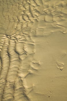 Photo of the beach with wave texture