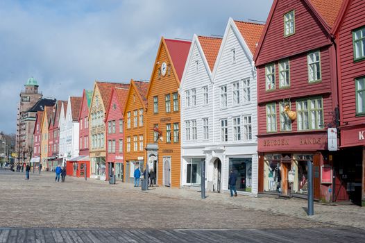 Old buildings in Bergen.