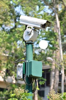 Security Camera or CCTV in the park