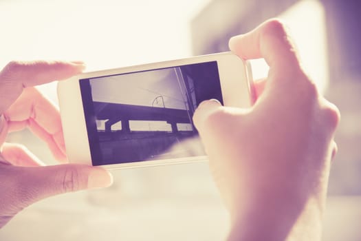 Woman Using a Smart Phone
