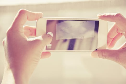 Woman Using a Smart Phone