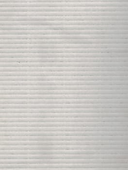 White corrugated cardboard sheet useful as a background