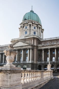 view of the Royal Palace in Buda, Budapest, Hungary