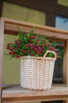 Small berry in  fruits shop at a market 