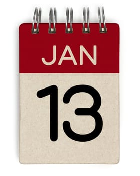 13 jan calendar