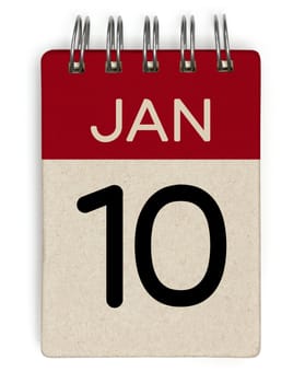 10 jan calendar