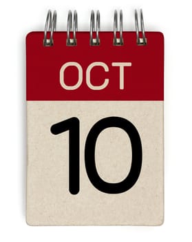 10 oct calendar