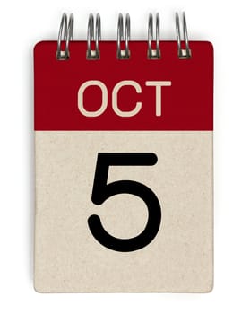 5 oct calendar