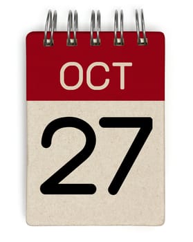 27 oct calendar