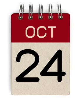 24 oct calendar