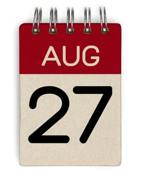 27 aug calendar