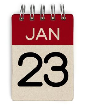 23 jan calendar