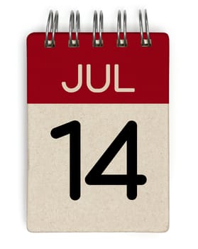 14 july calendar