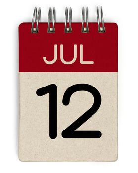 12 july calendar