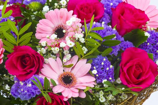bouquet of colourful flowers
