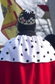 Wloclawek, Poland - January 6, 2014: Catholics celebrate Epiphany or Three Kings’ Day in a street procession