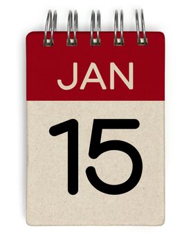 15 jan calendar