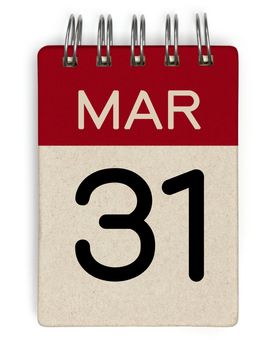 31 mar calendar