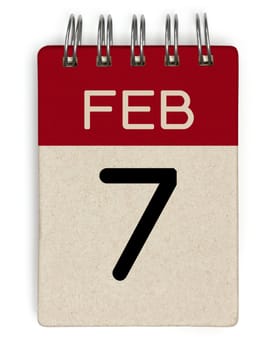 7 feb calendar