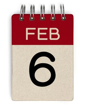 6 feb calendar