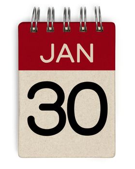 30 jan calendar