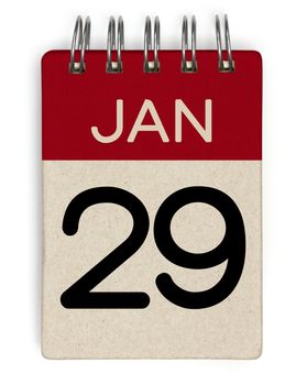29 jan calendar
