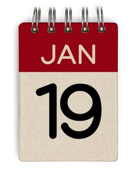 19 jan calendar