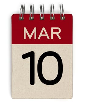 10 mar calendar