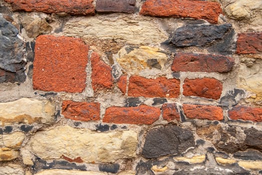 Part of old stone wall, for background or texture.