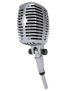 Studio microphone. Isolated render on a white background