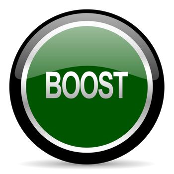 green web button