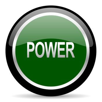 green web button