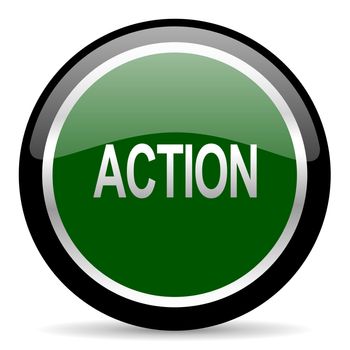 green web button
