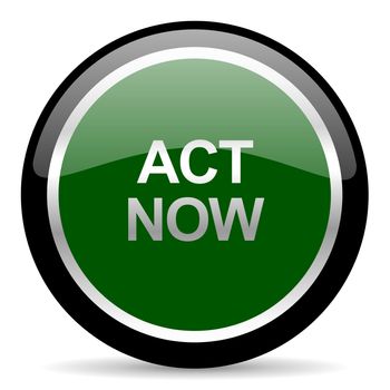 green web button