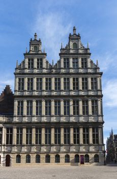 Side of the town hall of Ghent in Belgium.