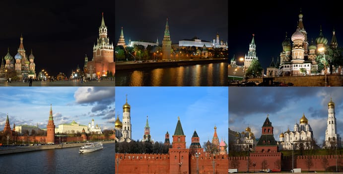 Russia. Moscow. Views of the Moscow Kremlin.