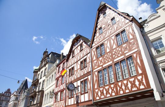 Tradiontal houses at Hauptmarkt, Trier Germany