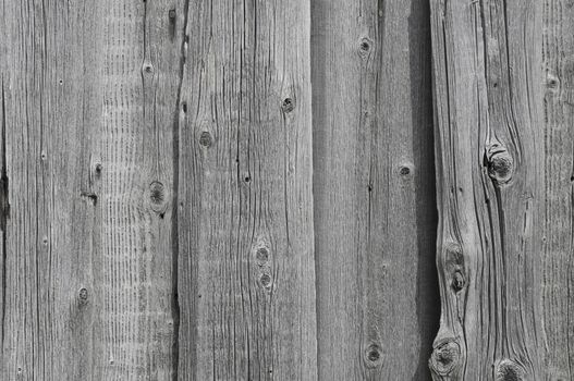 Old grey wooden background with vertical boards