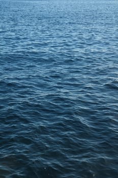 Blue Water Waves Texture on the Atlantic Ocean